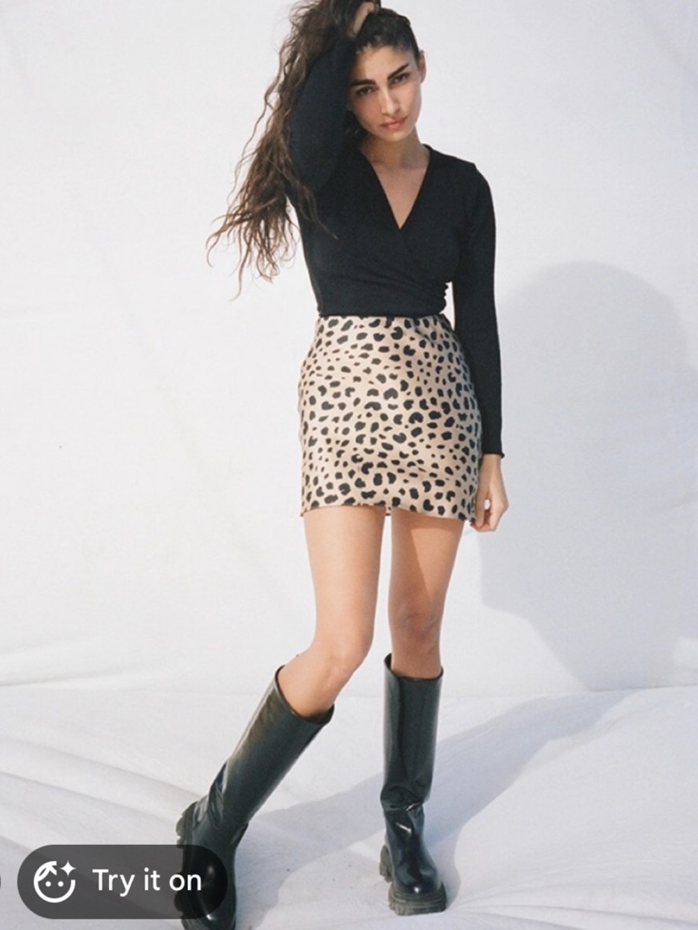 Realisation Par the wild things Silk Mini Skirt